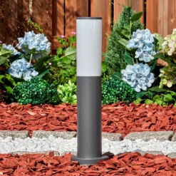 hofstein Caserta Borne lumineuse, Eclairage de chemin Anthracite, 1 lumière
