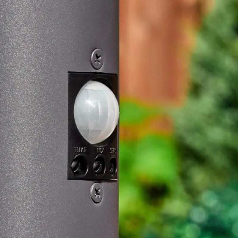 hofstein Caserta Eclairage de chemin Anthracite, 1 lumière, Détecteur de mouvement