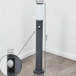 hofstein Caserta Eclairage de chemin Anthracite, 1 lumière, Détecteur de mouvement