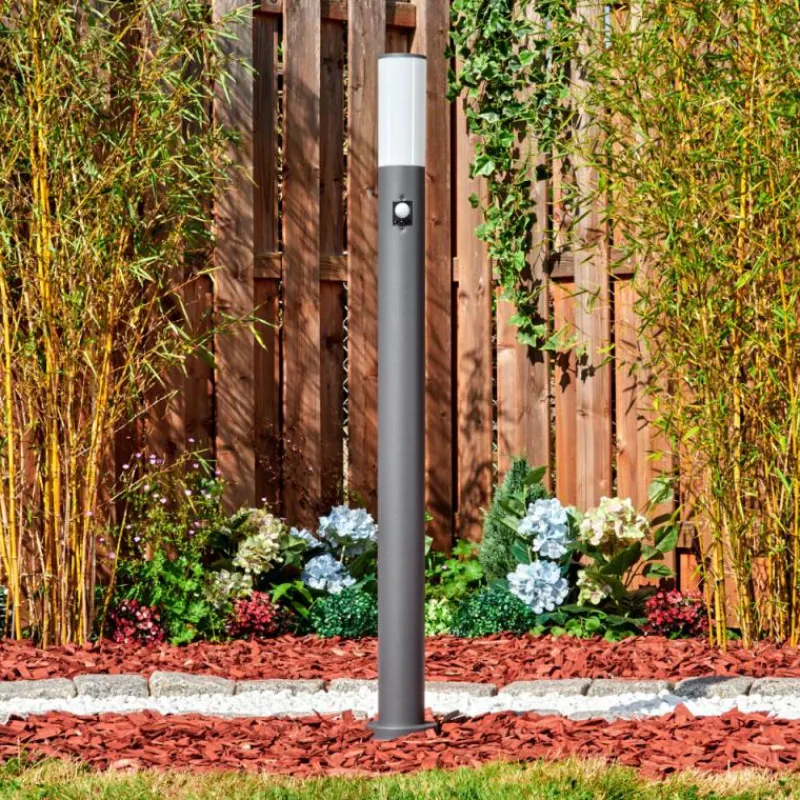 hofstein Caserta Eclairage de chemin Anthracite, 1 lumière, Détecteur de mouvement