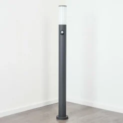 hofstein Caserta Eclairage de chemin Anthracite, 1 lumière, Détecteur de mouvement