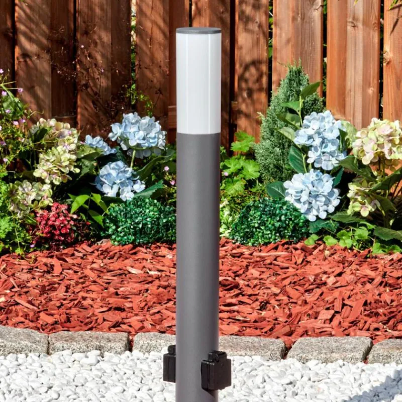 hofstein Caserta Lampe à prise électrique, Eclairage de chemin Anthracite, 1 lumière