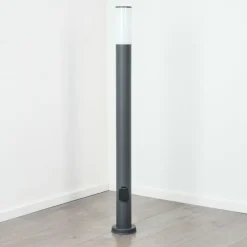 hofstein Caserta Lampe à prise électrique, Eclairage de chemin Anthracite, 1 lumière