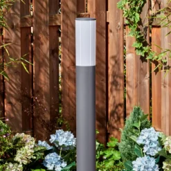 hofstein Caserta Lampe à prise électrique, Eclairage de chemin Anthracite, 1 lumière