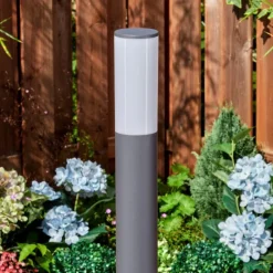 hofstein Caserta Lampe à prise électrique, Eclairage de chemin Anthracite, 1 lumière