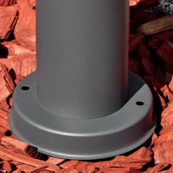 hofstein Caserta Prises électriques d'extérieur, Borne lumineuse, Eclairage de chemin Anthracite, 1 lumière