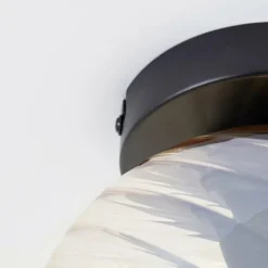 Luminaires Brilliant Casto Plafonnier Noir, 1 lumière