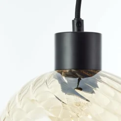 Luminaires Brilliant Casto Suspension Noir, 3 lumières
