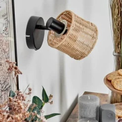 hofstein Cavaca Applique murale, Spot mural Noir, 1 lumière