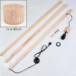 Luminaires Scandinaves-hofstein Cavaca Lampadaire Écru, 1 lumière