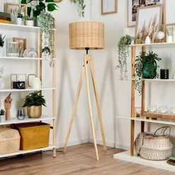 Luminaires Scandinaves-hofstein Cavaca Lampadaire Écru, 1 lumière