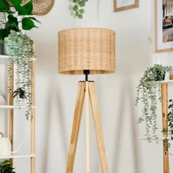 Luminaires Scandinaves-hofstein Cavaca Lampadaire Écru, 1 lumière