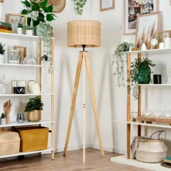 Luminaires Scandinaves-hofstein Cavaca Lampadaire Écru, 1 lumière