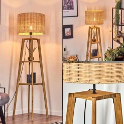 Luminaires Scandinaves-hofstein Cavaca Lampadaire Écru, 1 lumière