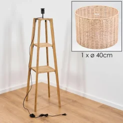 Luminaires Scandinaves-hofstein Cavaca Lampadaire Écru, 1 lumière