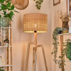 Luminaires Scandinaves-hofstein Cavaca Lampadaire Écru, 1 lumière