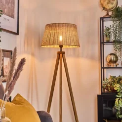 Luminaires Scandinaves-hofstein Cavaca Lampadaire Écru, 1 lumière