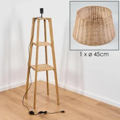 Luminaires Scandinaves-hofstein Cavaca Lampadaire Écru, 1 lumière