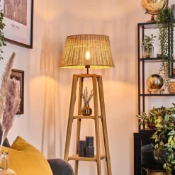 Luminaires Scandinaves-hofstein Cavaca Lampadaire Écru, 1 lumière