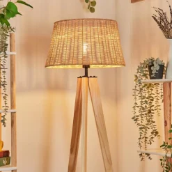 Luminaires Scandinaves-hofstein Cavaca Lampadaire Écru, 1 lumière