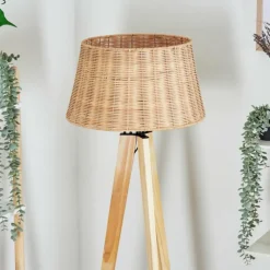 Luminaires Scandinaves-hofstein Cavaca Lampadaire Écru, 1 lumière