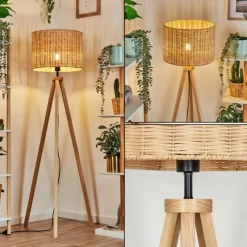 Luminaires Scandinaves-hofstein Cavaca Lampadaire Écru, 1 lumière