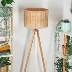 Luminaires Scandinaves-hofstein Cavaca Lampadaire Écru, 1 lumière