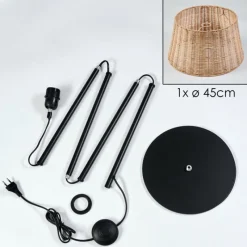 hofstein Cavaca Lampadaire Écru, 1 lumière