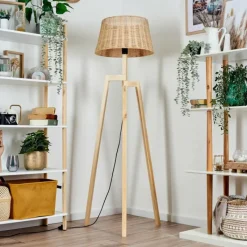 Luminaires Scandinaves-hofstein Cavaca Lampadaire Écru, 1 lumière