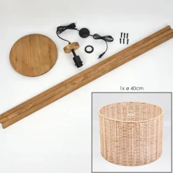 Luminaires Scandinaves-hofstein Cavaca Lampadaire Écru, 1 lumière