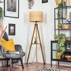 Luminaires Scandinaves-hofstein Cavaca Lampadaire Écru, 1 lumière