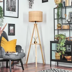 Luminaires Scandinaves-hofstein Cavaca Lampadaire Écru, 1 lumière