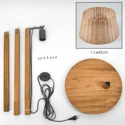 Luminaires Scandinaves-hofstein Cavaca Lampadaire Écru, 1 lumière