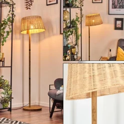 Luminaires Scandinaves-hofstein Cavaca Lampadaire Écru, 1 lumière