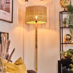 Luminaires Scandinaves-hofstein Cavaca Lampadaire Écru, 1 lumière