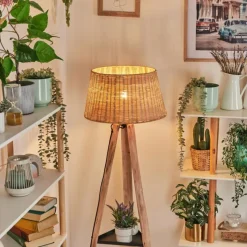 hofstein Cavaca Lampadaire Écru, Noir, 1 lumière