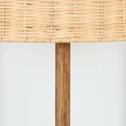 Luminaires Scandinaves-hofstein Cavaca Lampadaire Écru, Noir, 1 lumière