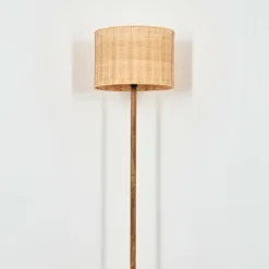 Luminaires Scandinaves-hofstein Cavaca Lampadaire Écru, Noir, 1 lumière