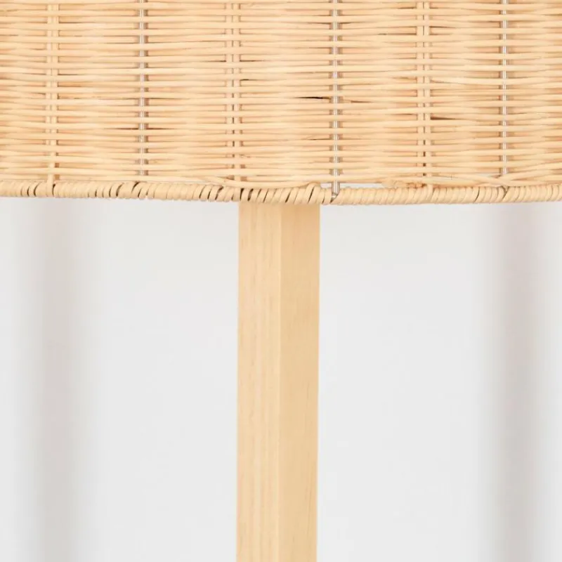 Luminaires Scandinaves-hofstein Cavaca Lampadaire Écru, Noir, 1 lumière