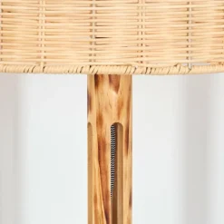 Luminaires Scandinaves-hofstein Cavaca Lampadaire Écru, Noir, 1 lumière