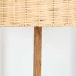 Luminaires Scandinaves-hofstein Cavaca Lampadaire Écru, Noir, 1 lumière