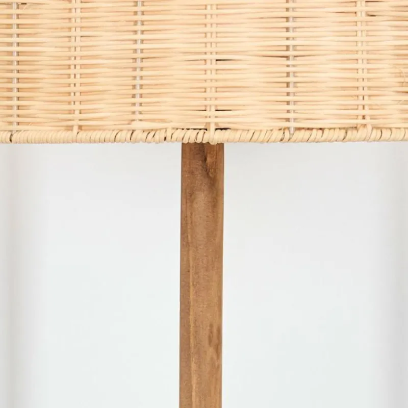 Luminaires Scandinaves-hofstein Cavaca Lampadaire Écru, Noir, 1 lumière