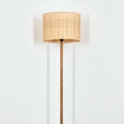 Luminaires Scandinaves-hofstein Cavaca Lampadaire Écru, Noir, 1 lumière