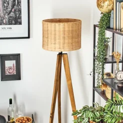 hofstein Cavaca Lampadaire, Liseuse Écru, Noir, 1 lumière