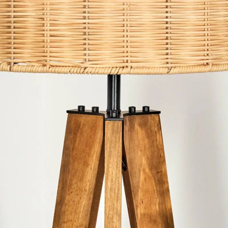 hofstein Cavaca Lampadaire, Liseuse Écru, Noir, 1 lumière