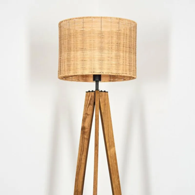 hofstein Cavaca Lampadaire, Liseuse Écru, Noir, 1 lumière