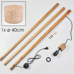 hofstein Cavaca Lampadaire, Liseuse Écru, 1 lumière