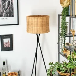 hofstein Cavaca Lampadaire Noir, 1 lumière