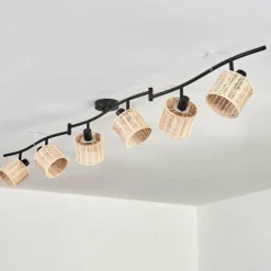 hofstein Cavaca Plafonnier Noir, 6 lumières