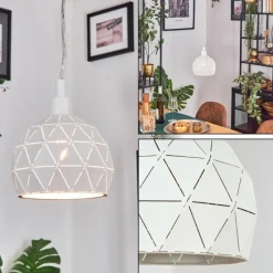 Luminaires Scandinaves-hofstein Ceira Suspension, Suspension Blanc, 1 lumière
